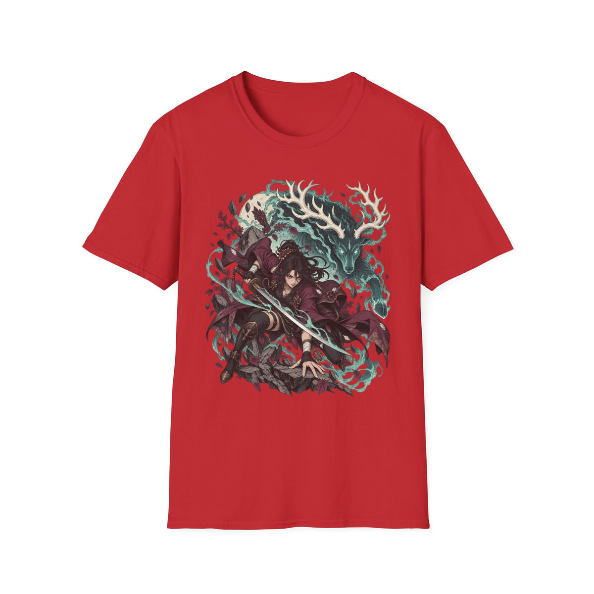 Spirit of the Forest | Fantasy Spirit Samurai T-Shirt