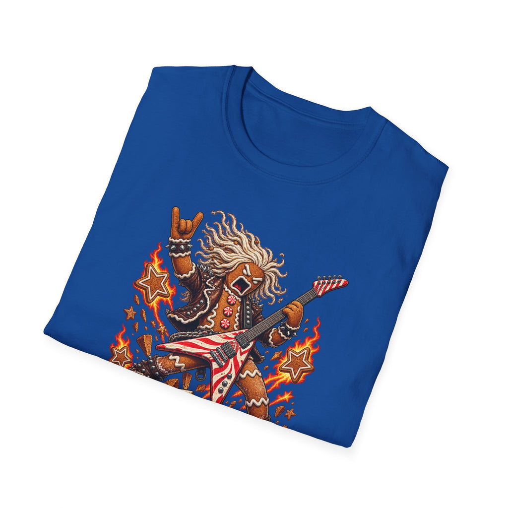Gingerbread Headbangers | Christmas Funny Rock T-Shirt