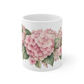 Pastel Pink Hydrangea Mug | Botanical Flower Design