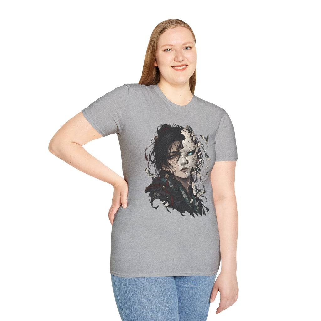 Mask Unfurls | Japanese Anime Style Mask Graphic Shirt