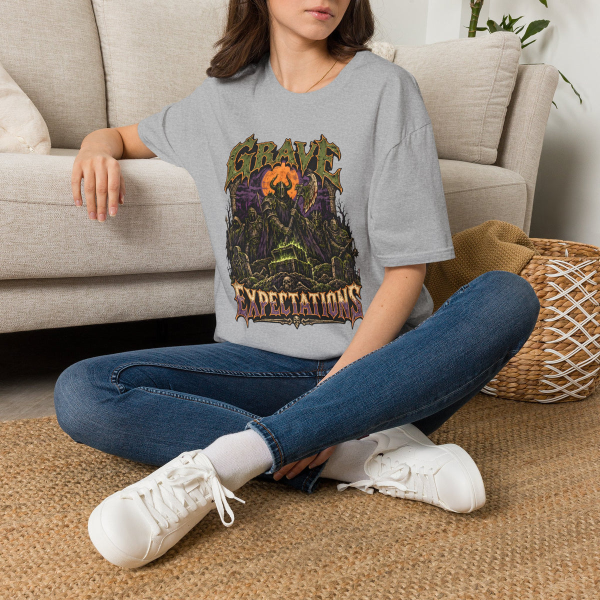 Grave Expectations Barrows Brothers OSRS Inspired T‑Shirt