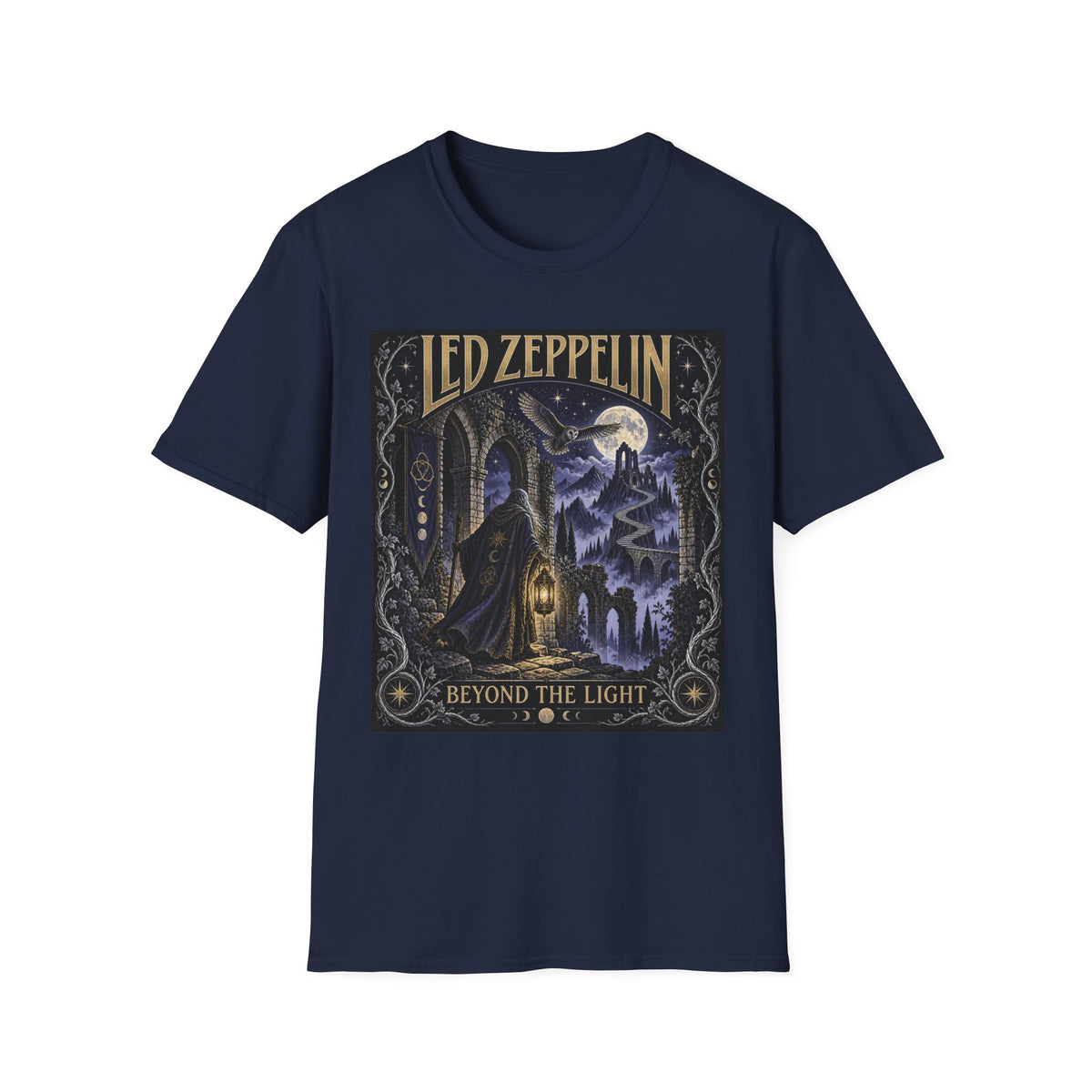 Led Zeppelin 'Beyond the Light' Concert Tee — Vintage Moonlight Rock T-Shirt