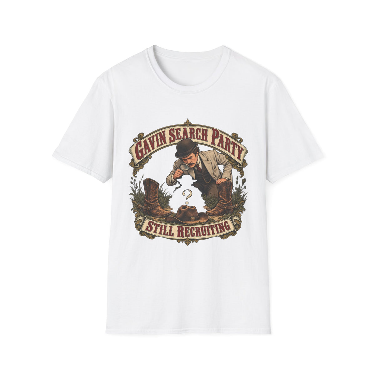 Gavin Search Party | Red Dead Redemption Funny Gamer T-Shirt