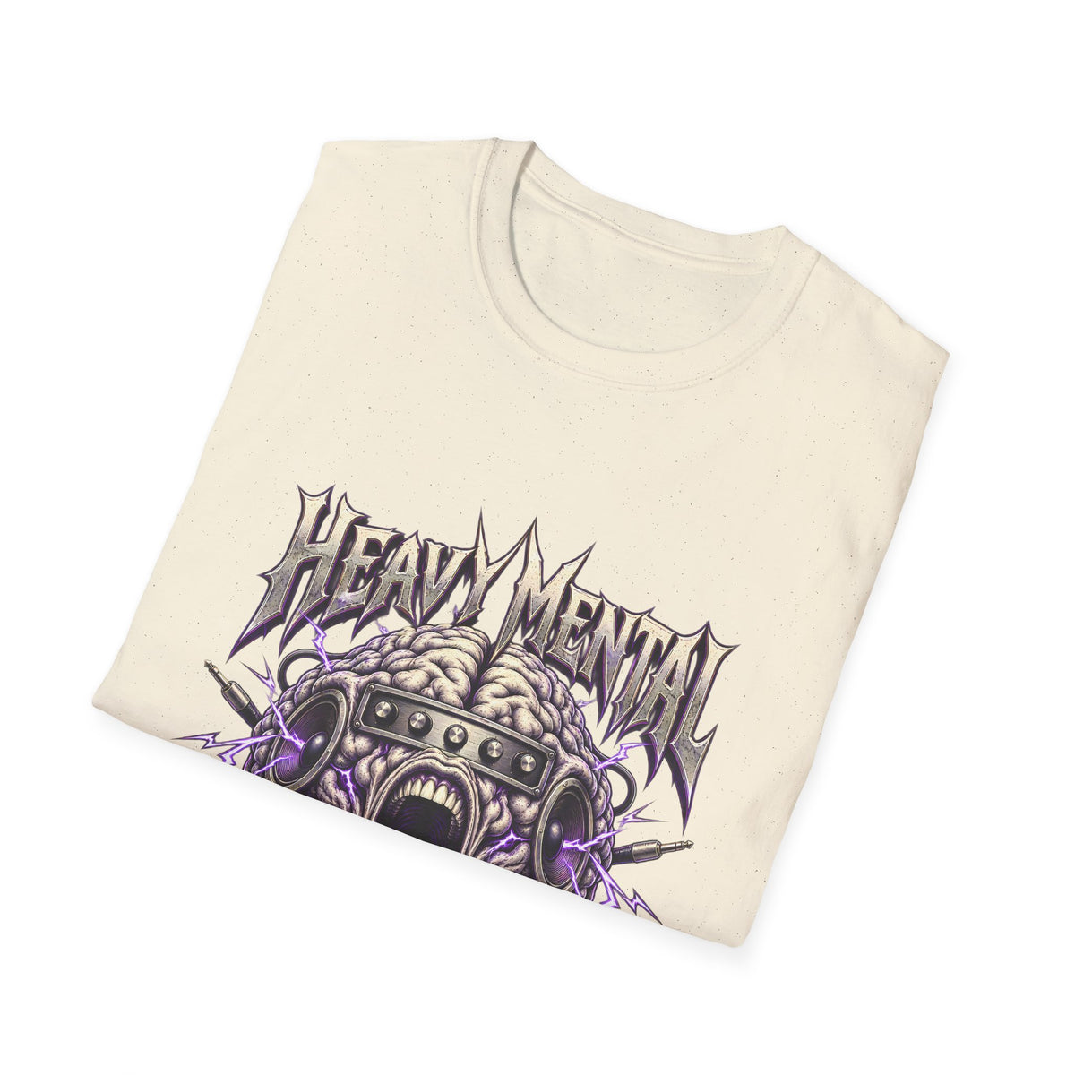 Heavy Mental T-Shirt | Live In My Head' Metal Graphic Tee