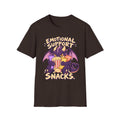 Emotional Support Snacks | Cute Dragon Eating Popcorn Anime Shirt