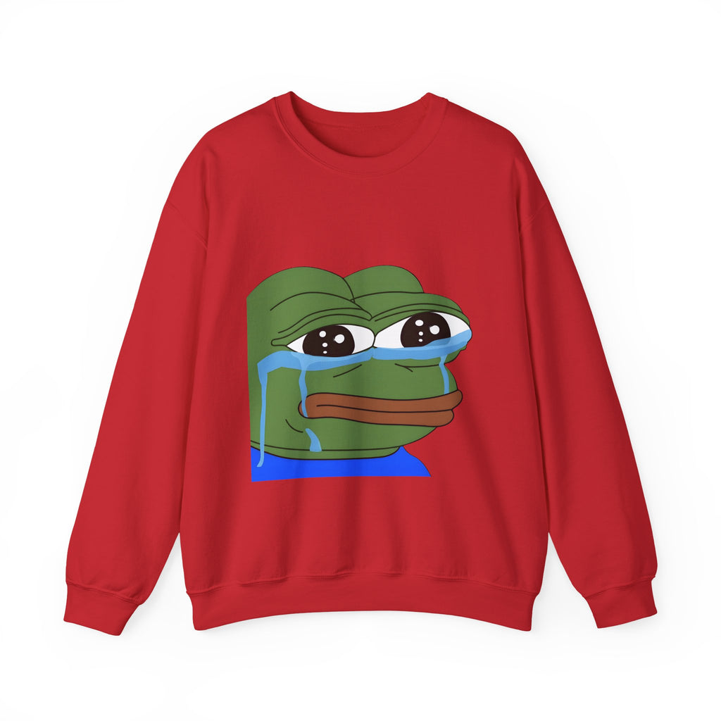 Crying Pepe Graphic Sweatshirt