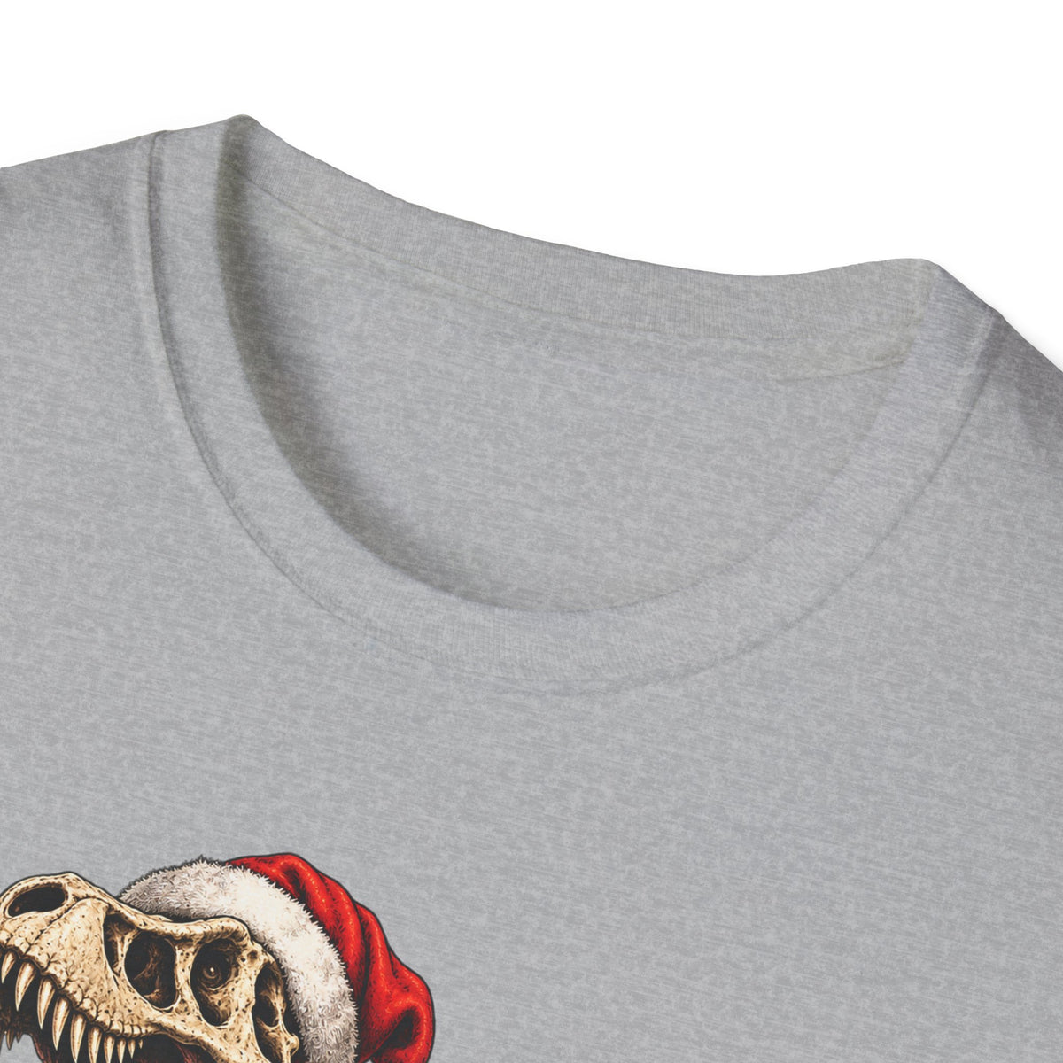 T-Rex Sleigh | Dinosaur Fossil Christmas T‑Shirt