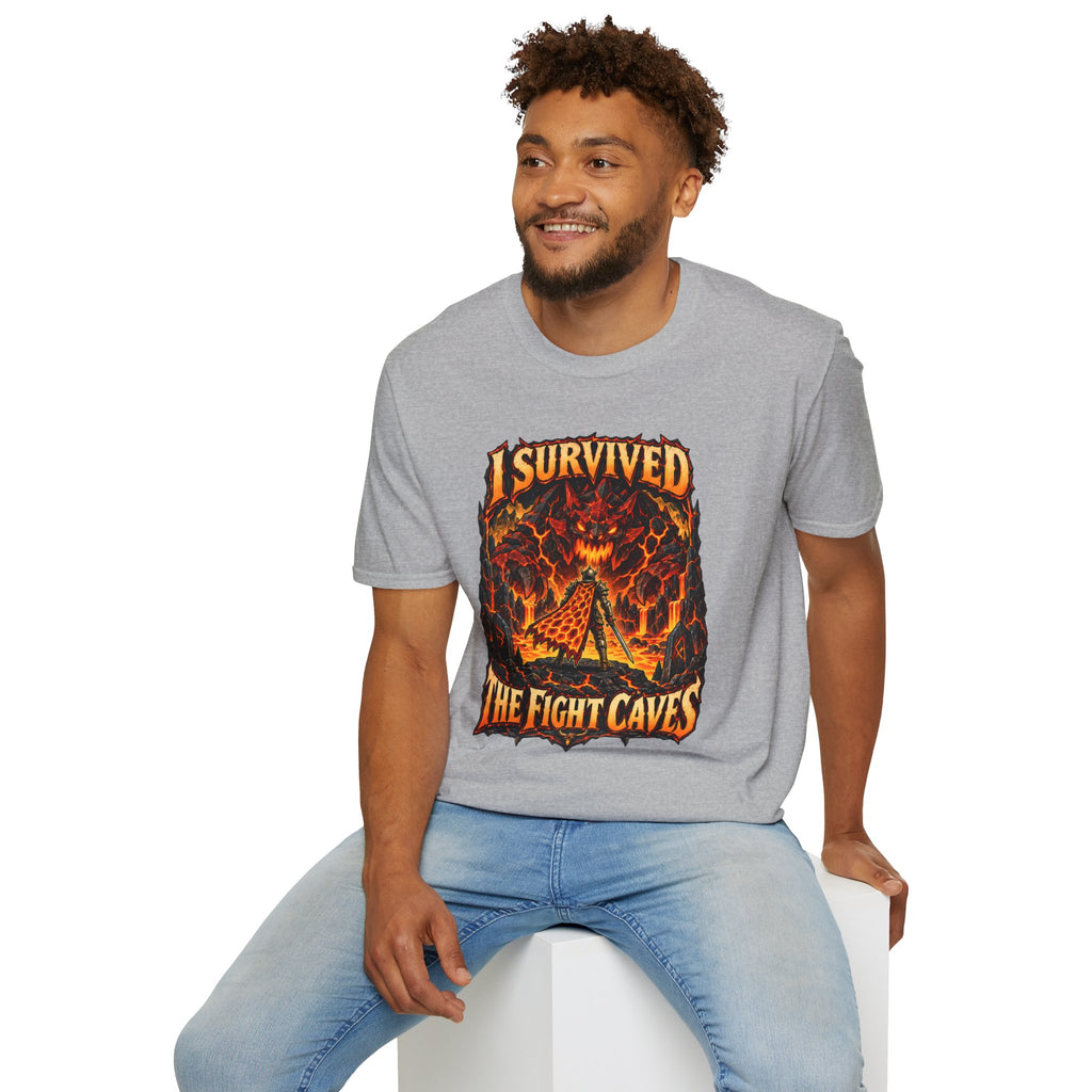 I Survived The Fight Caves Runescape / OSRS Inspired T-Shirt