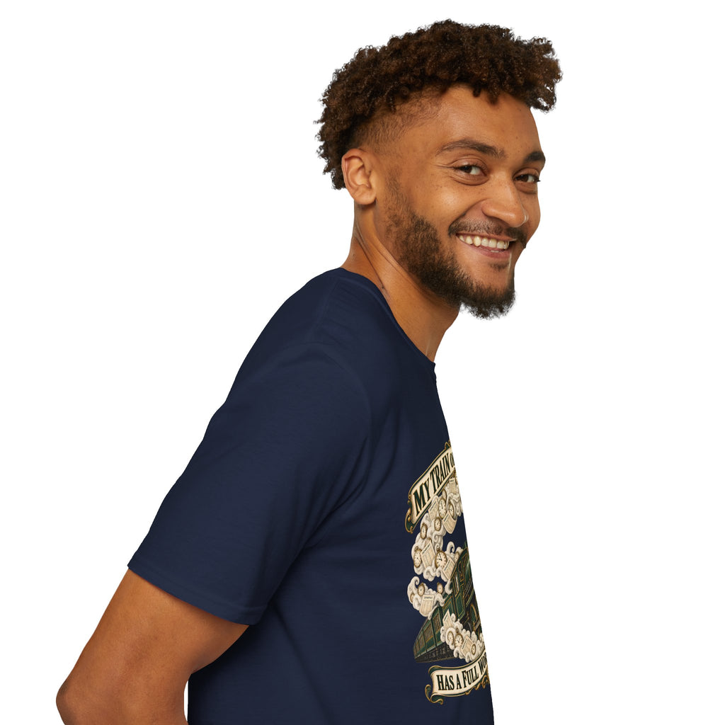 Train of Thought Vintage Steam Engine T-Shirt | My Train of Thought Has a Full Working Timetable