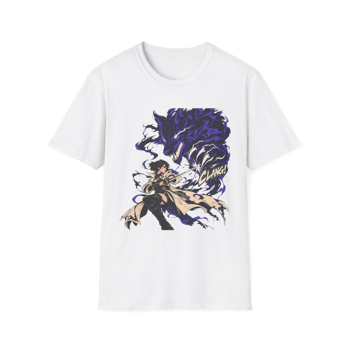 Wolf Demon | Samurai Demon Hunter | Japanese Anime T-Shirt