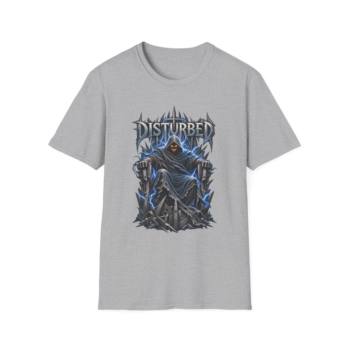 Disturbed | Storm Throne | The Guy | Grim Reaper Band T-Shirt