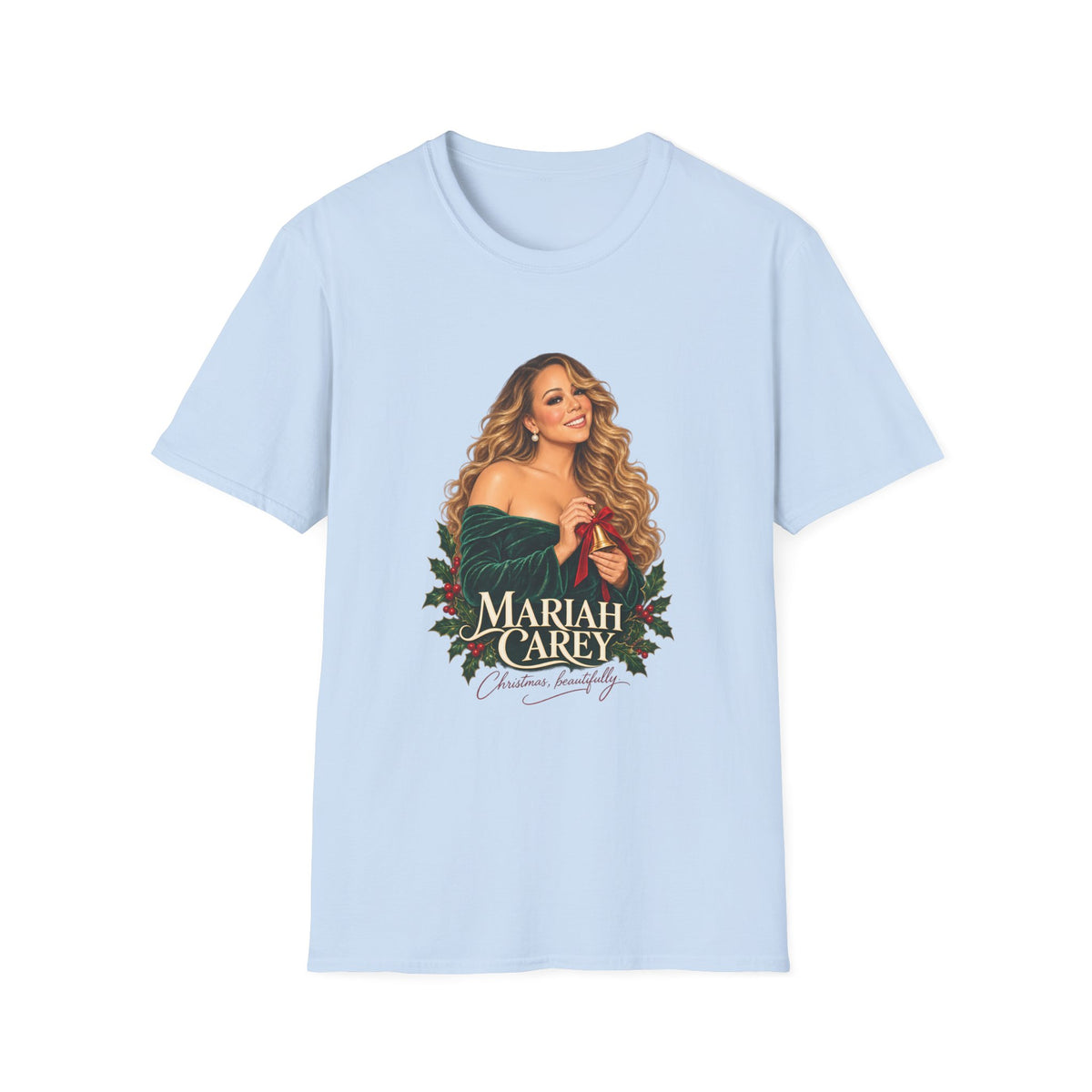 Holiday Diva Portrait Tee | Mariah Carey Christmas Graphic T-Shirt