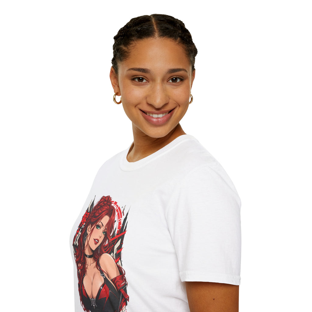 Red Widow | Sexy Anime Pin Up Girl | Waifu T-Shirt