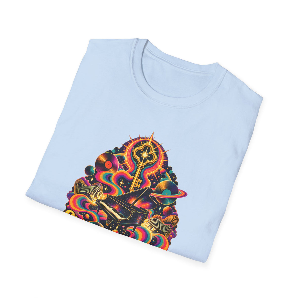 Stevie Wonder Psychedelic Key Songs In The Key of Life T-Shirt