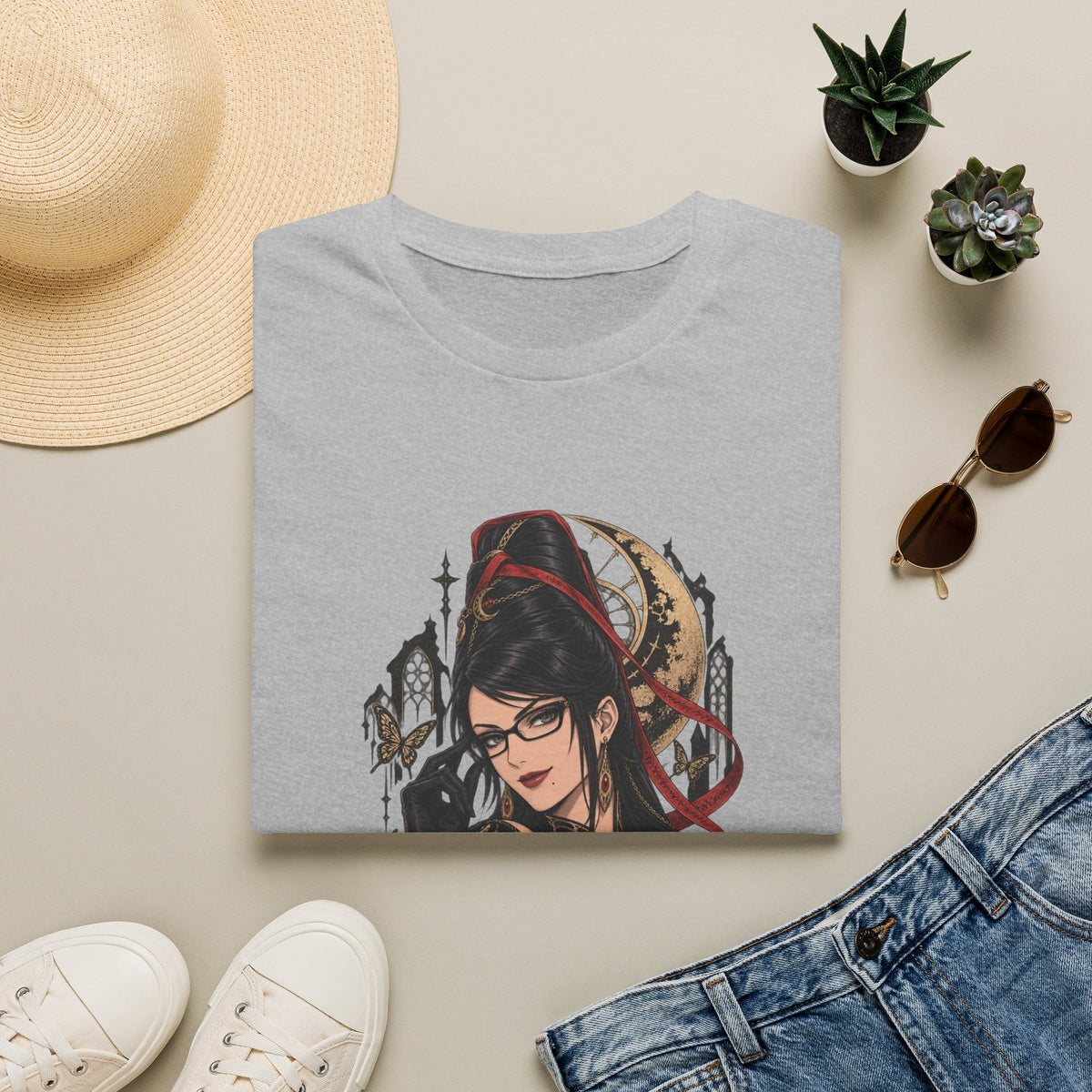 Bayonetta | Sexy Pin Up Gothic Anime Sorceress T-Shirt