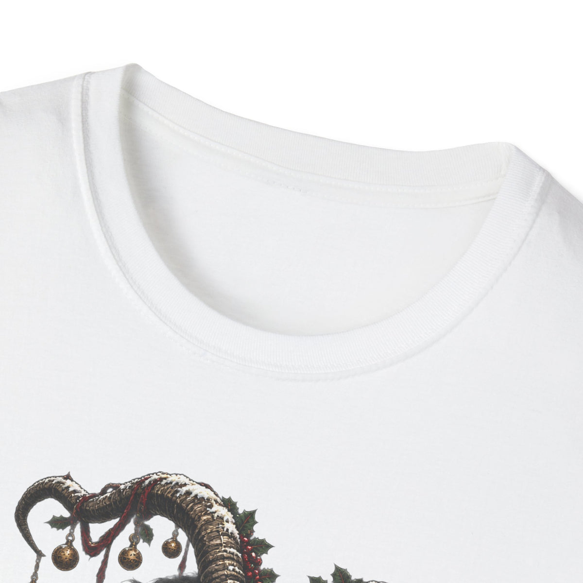 Krampus with Bell | Dark Christmas Demon T-Shirt