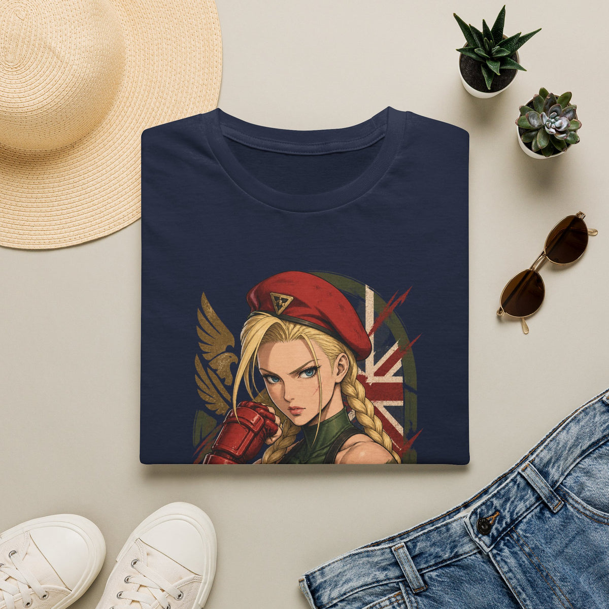 Cammy | Street fighter Sexy  Pin Up Style Graphic T Shirt