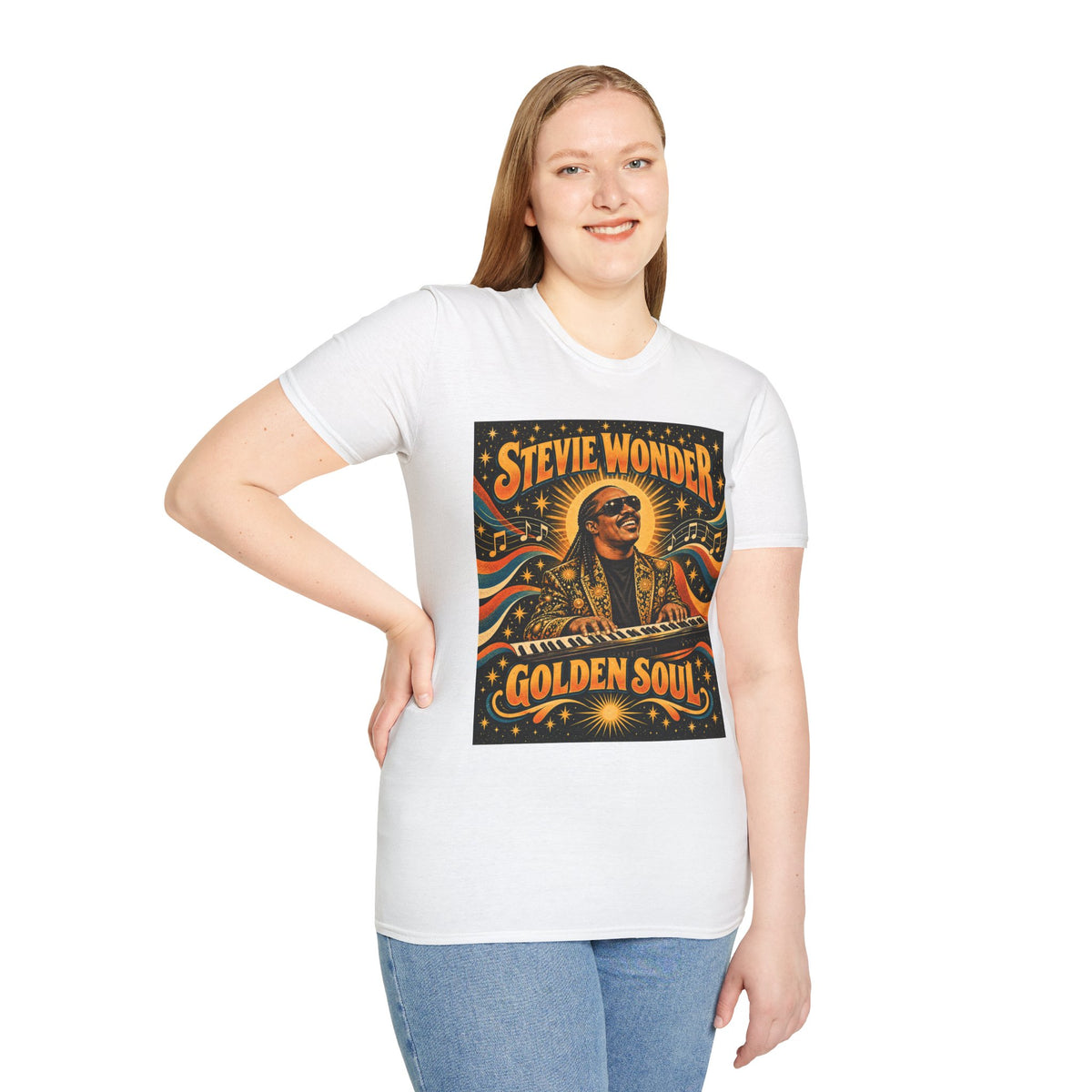 Stevie Wonder Golden Soul T‑Shirt