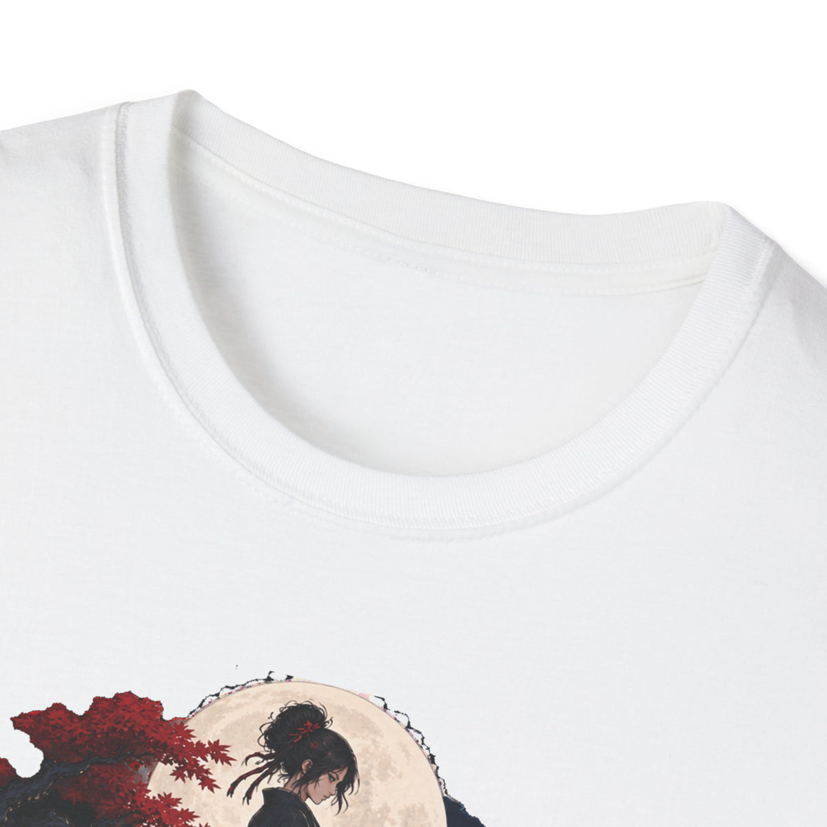 Reflection of a Monster | Moonlit Wolf Spirit T-Shirt | Samurai Silhouette Graphic Tee
