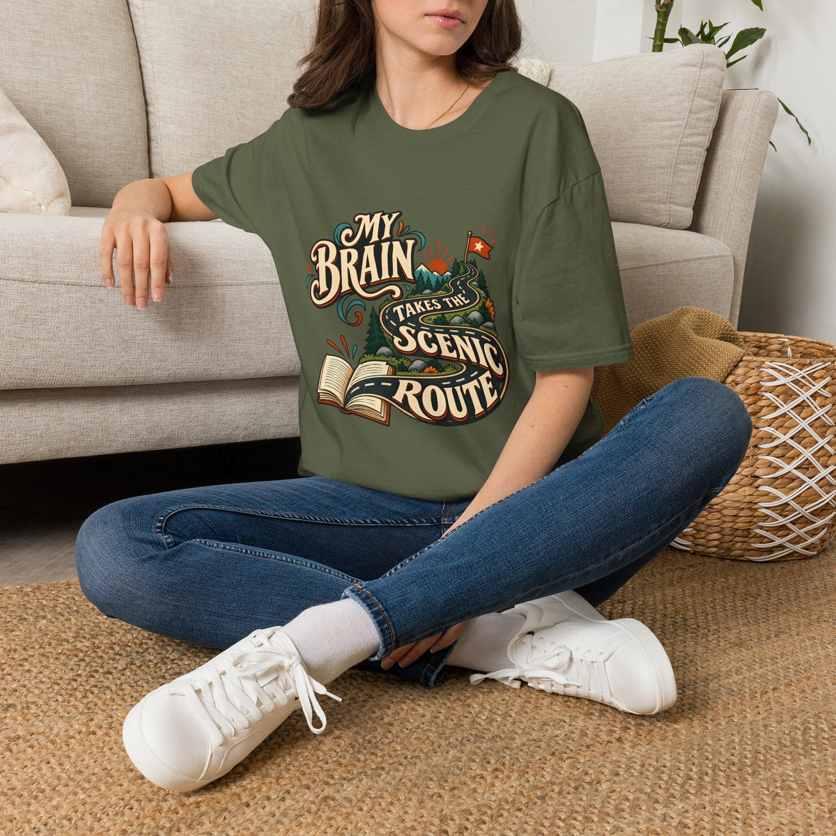 The Scenic Route | A Beautifully Different Mind | Neurodivergent Shirt