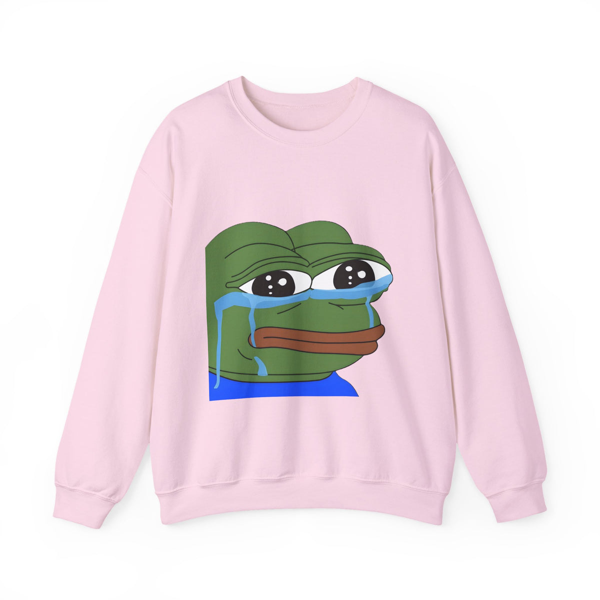 Crying Pepe Graphic Sweatshirt
