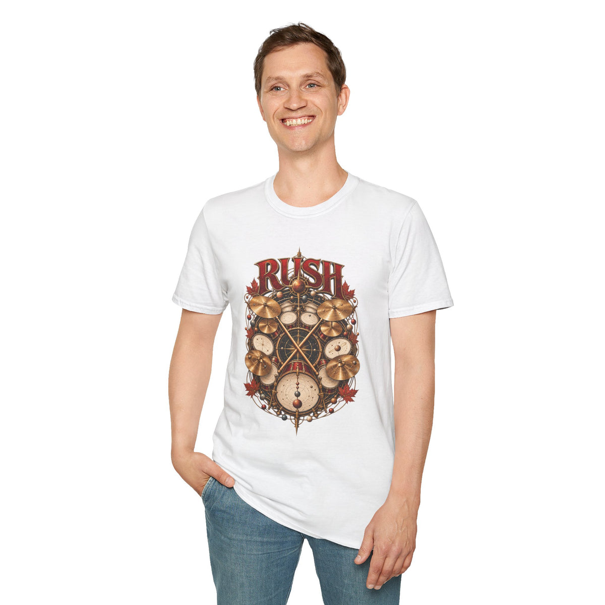 Rush | Rhythm of the Cosmos | Drummer Graphic Prog Band T-Shirt