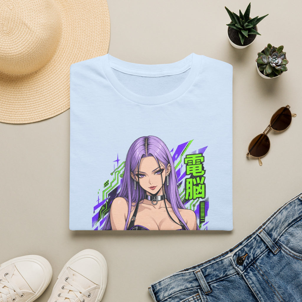 Violet | Anime Cyber Sexy Pin Up Girl T-Shirt