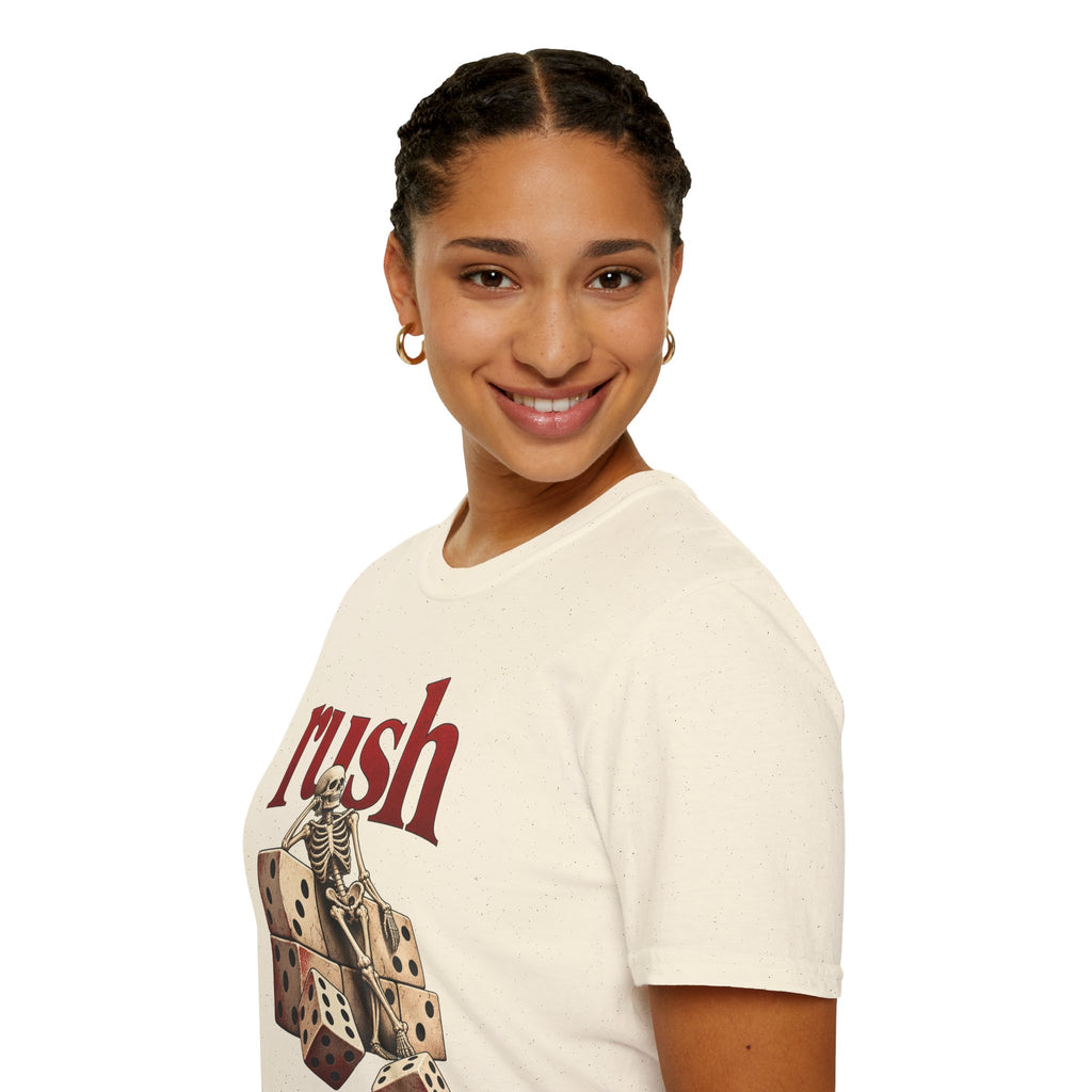 Rush | Roll the Bones | Dice Skeleton Prog Band T-Shirt