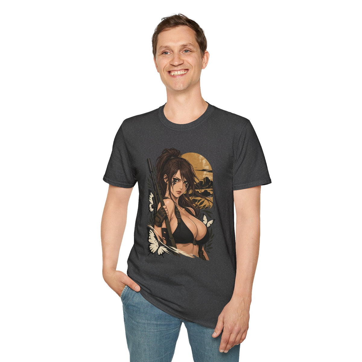 Quiet | Metal Gear | Anime Style Pin Up Gamer Girl T Shirt