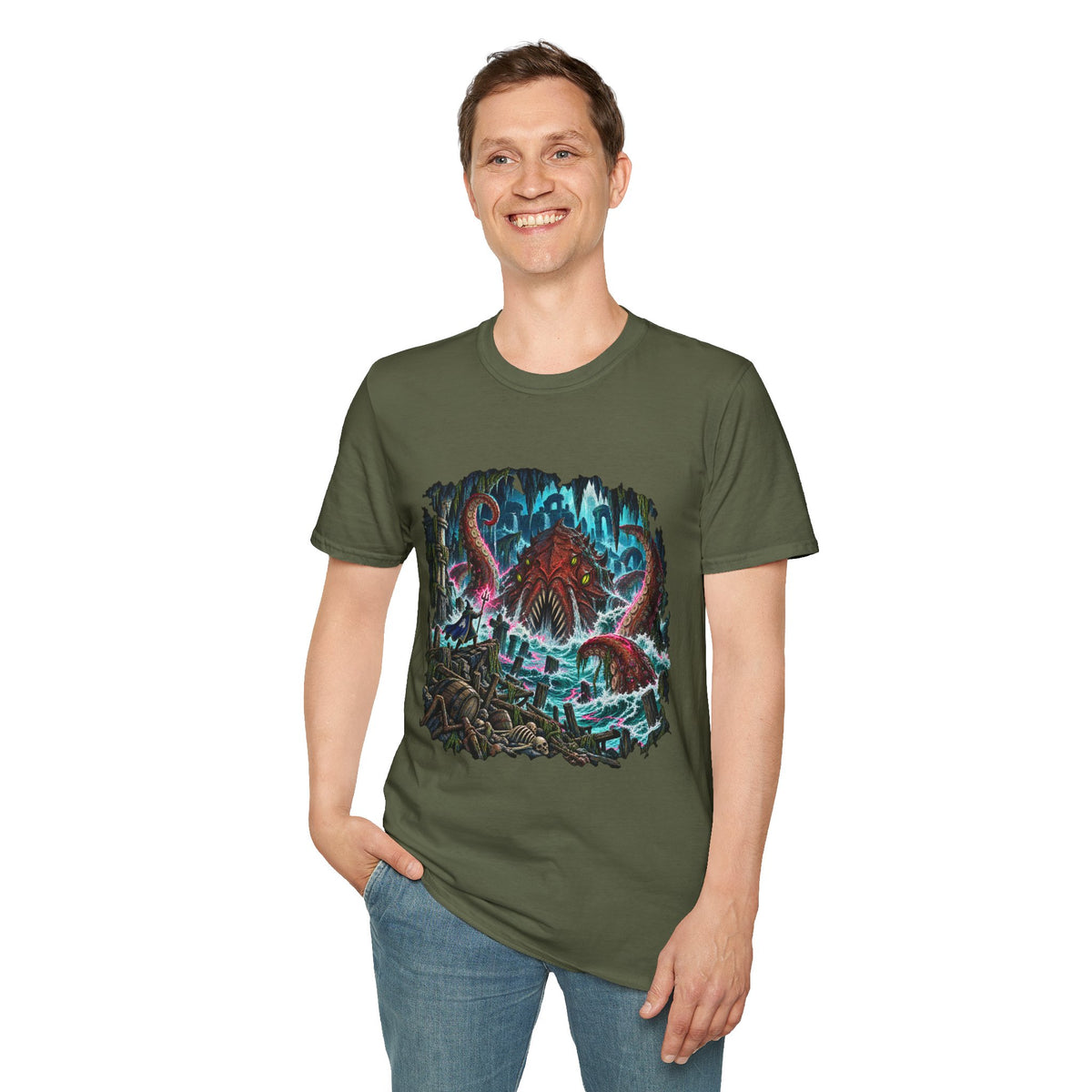 Kraken vs Trident | OSRS | Runescape Inspired T Shirt