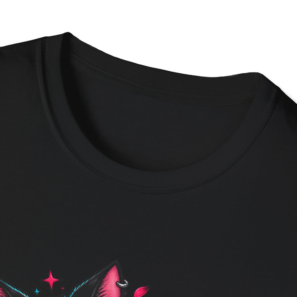 Less Overthinking More Ink Funny Tattoo Cat T-Shirt Design