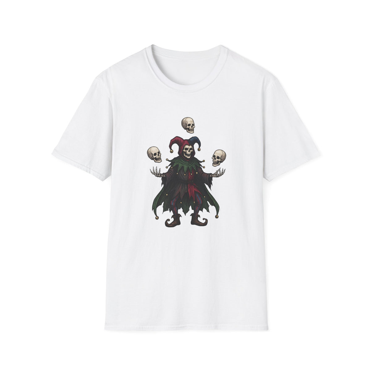 Juggling with Death - Gothic / Dark Fantasy Skeleton T-Shirt