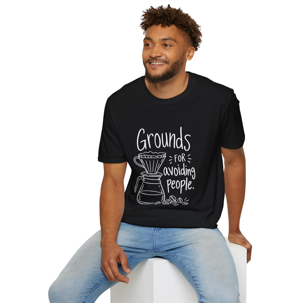 Coffee Lover Gift | Grounds for Avoiding People | Graphic Tee