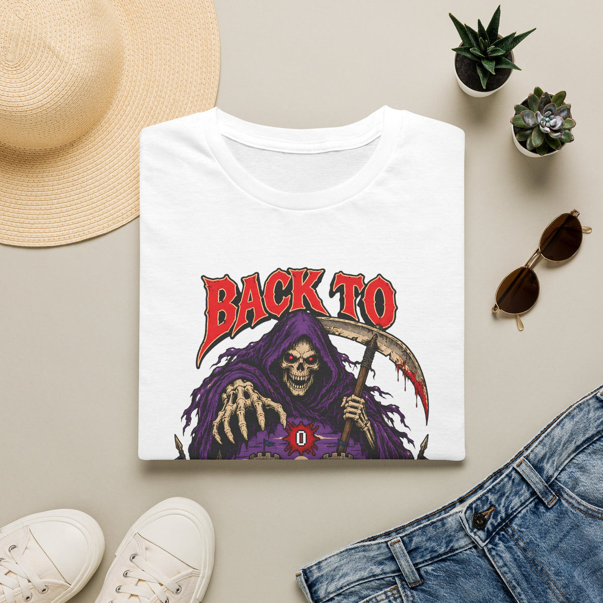 Back to Lumbridge T-Shirt OSRS Runscape Grim Reaper Shirt