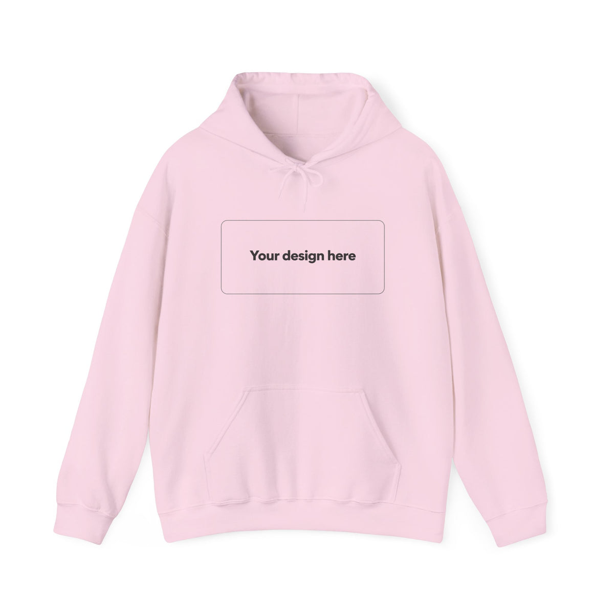 Hoodie | Customizable Blank-Front Pullover