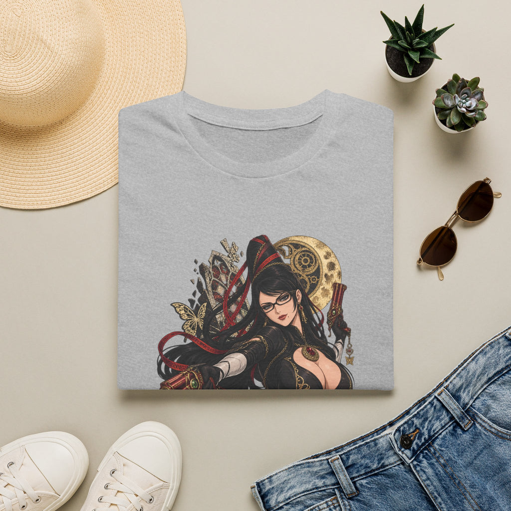Bayonetta | Sexy Gothic Gaming Anime Pin Up Girl | Gothic Sorceress T-Shirt