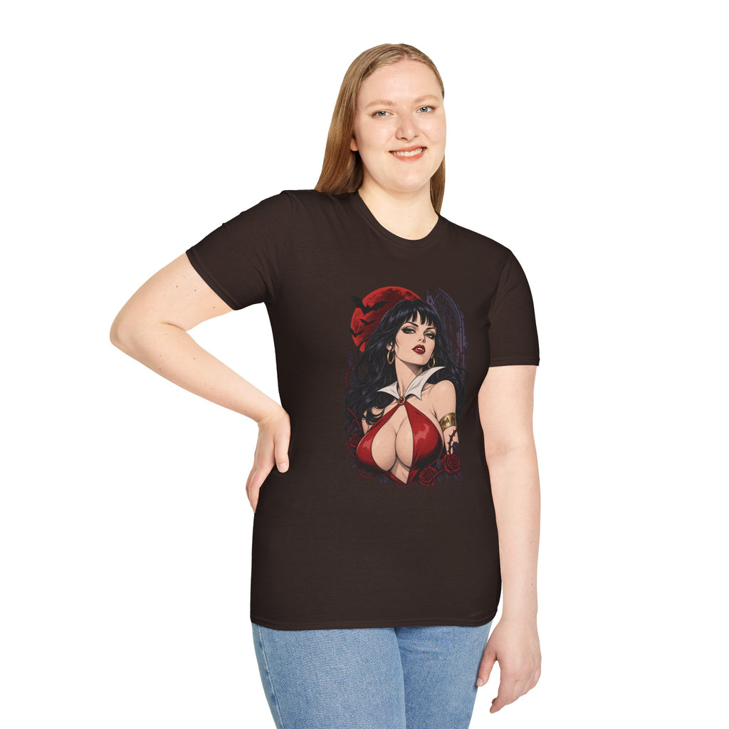 Vampirella | Sexy Halloween Vampire Pin Up Girl Sorceress Graphic T-Shirt