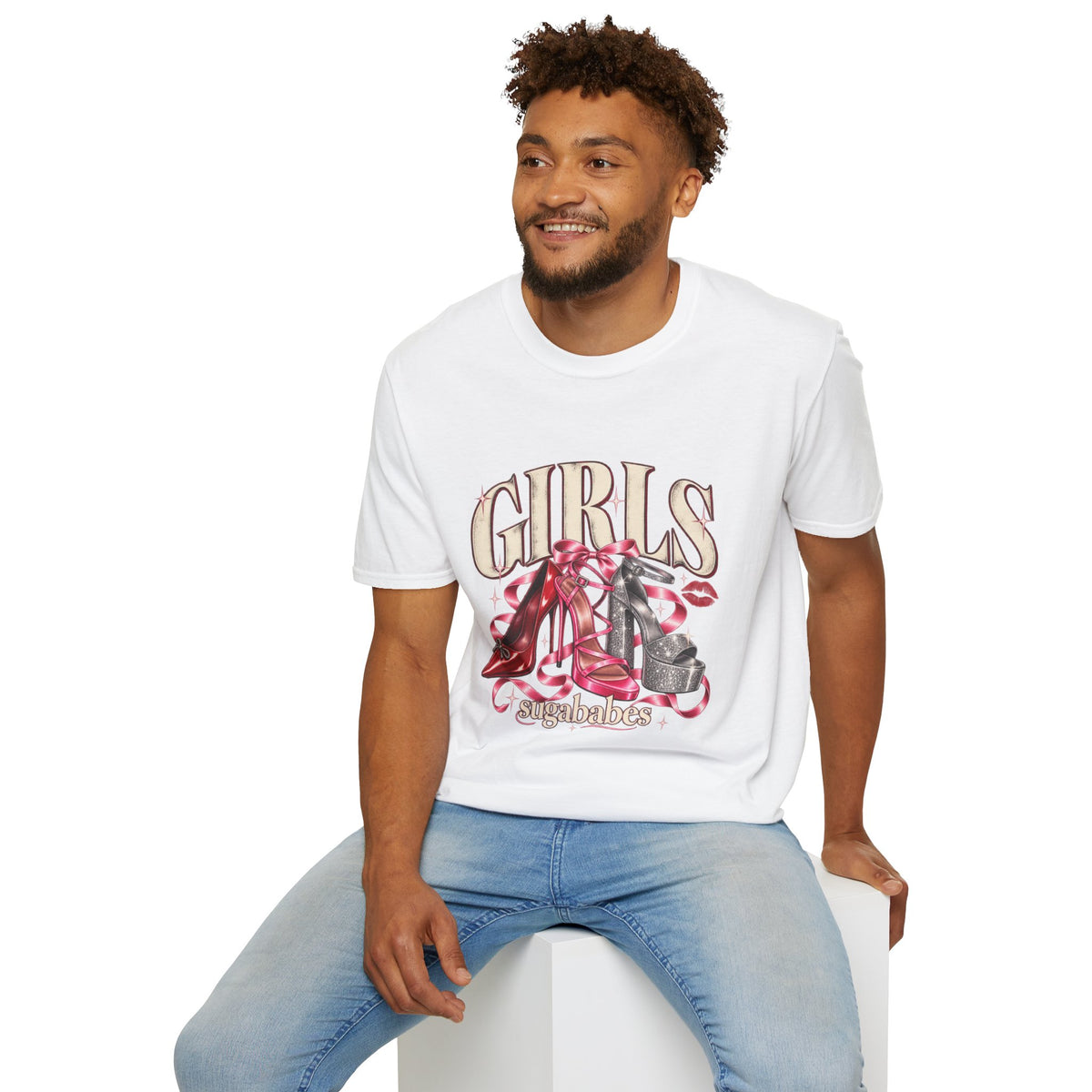 Sugababes |  Red Heels & Ribbons | Girls Night T Shirt