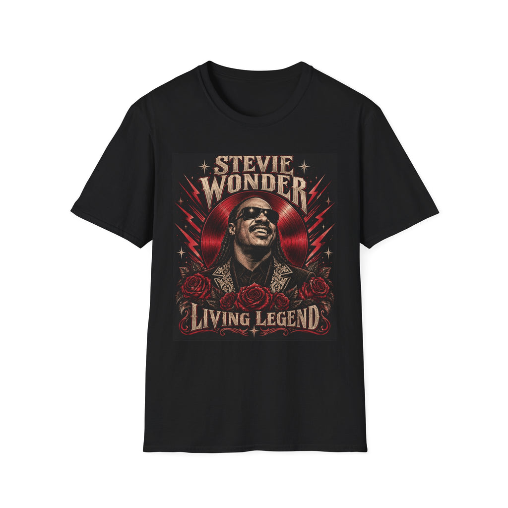 Stevie Wonder | Legend | Living Legend | Tribute | Retro | Music Tee