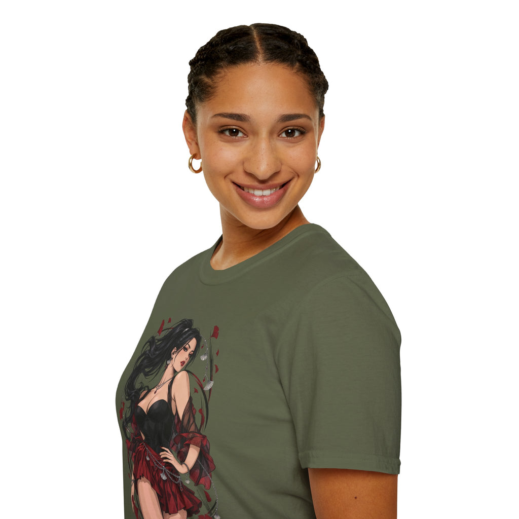 Victoria | Japanese Anime Style Sexy Pin Up Girl Graphic Shirt