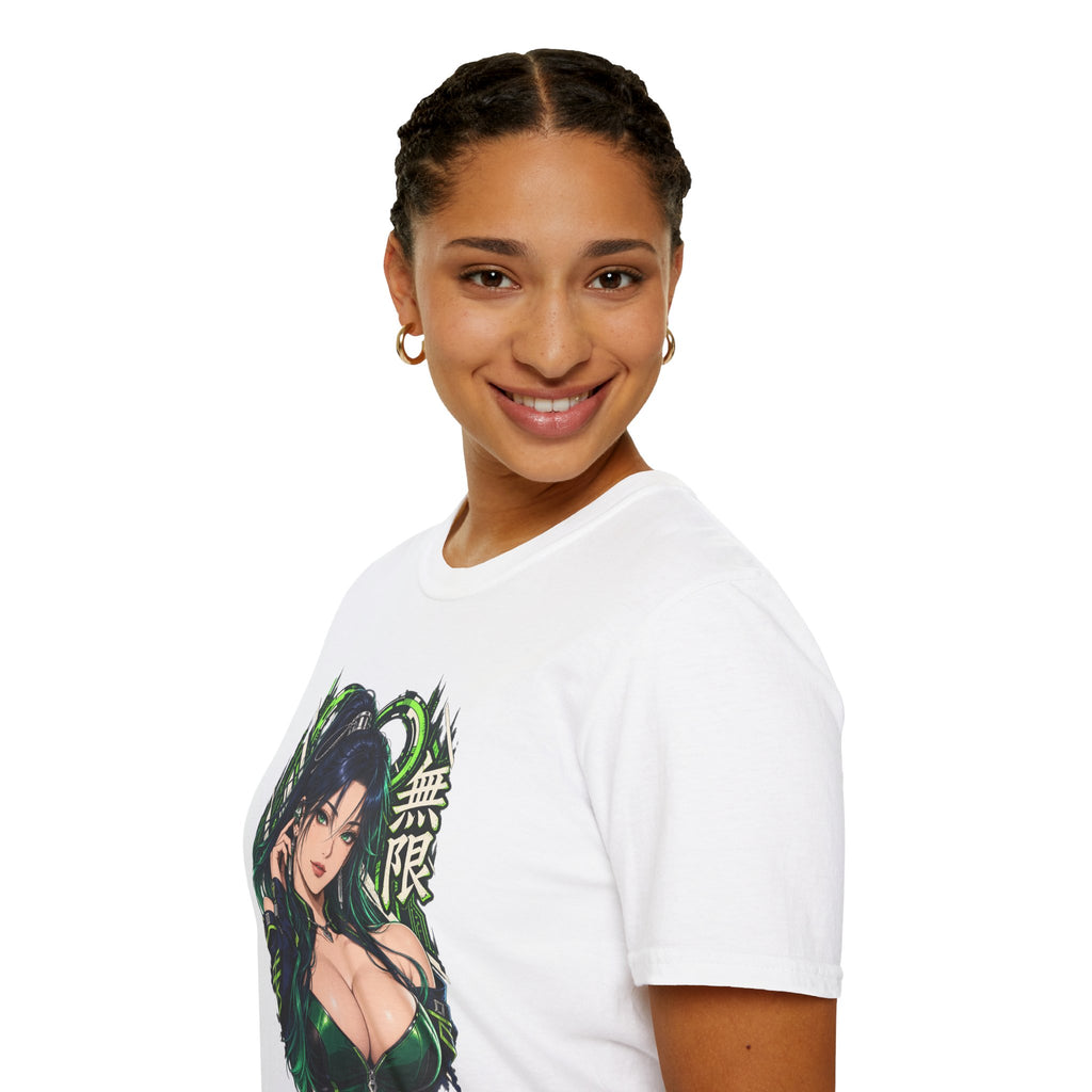 Infinity | Sexy Anime Ninja Pin Up Woman Graphic T-Shirt