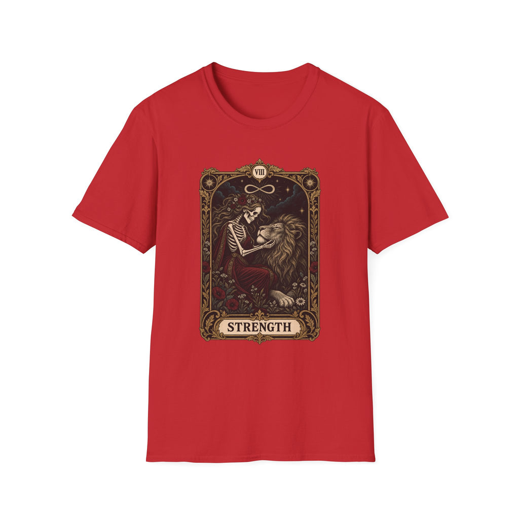 Strength | Tarot | Skeleton & Lion | Graphic Tee