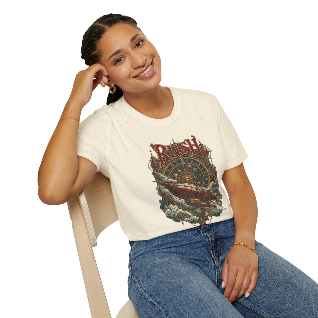 Rush | Clockwork Flight | Prog Band Airship T-Shirt