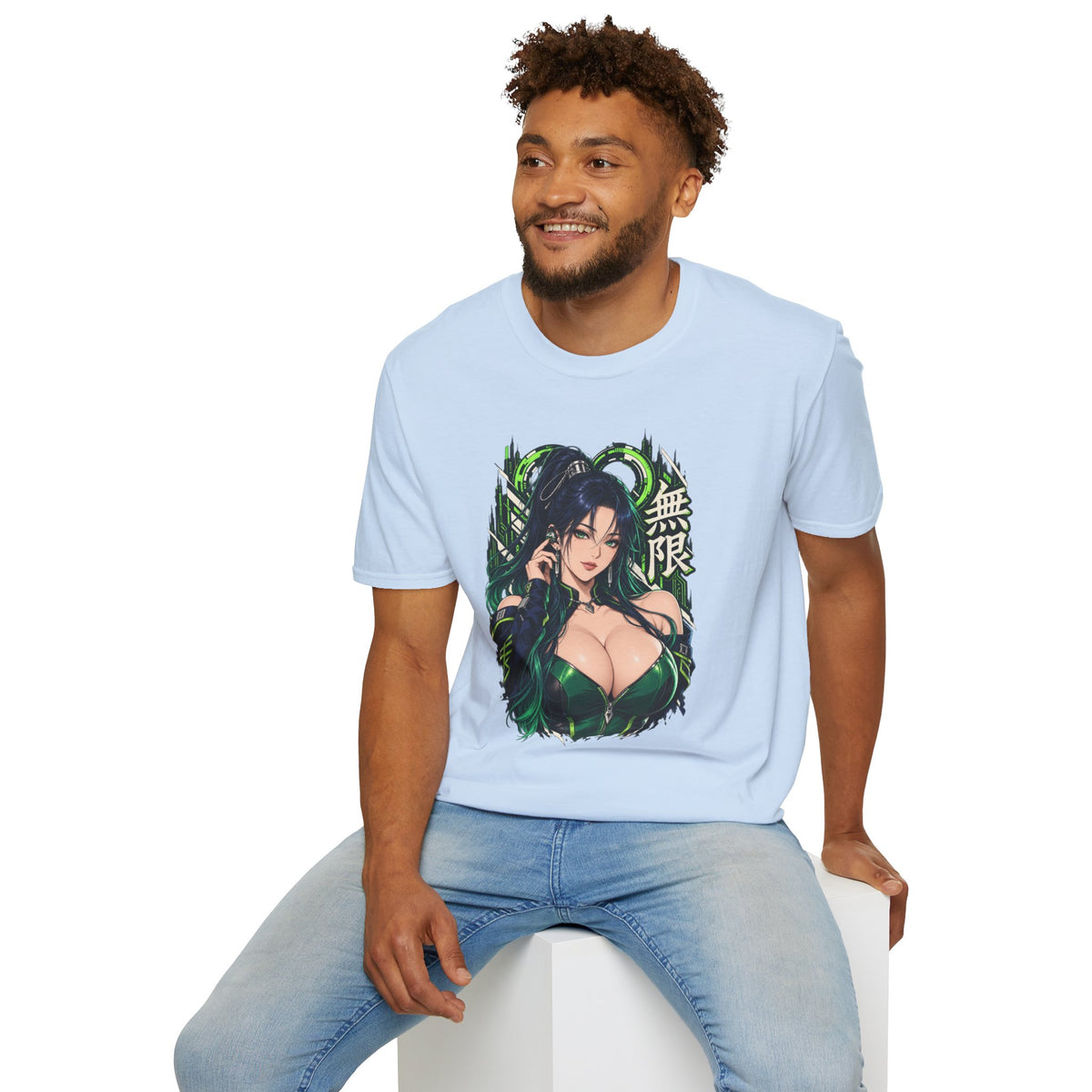 Infinity | Sexy Anime Ninja Pin Up Woman Graphic T-Shirt
