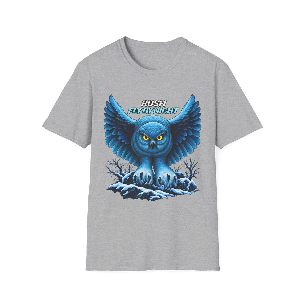 Fly by Night | Rush Prog Band Graphic T Shirt