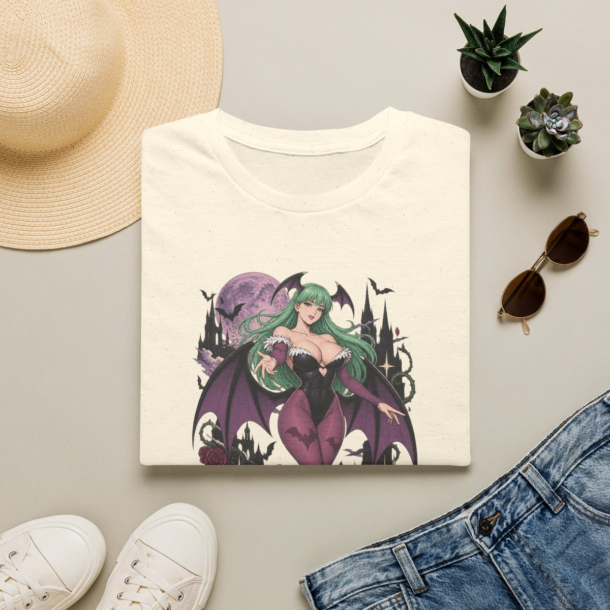 Morrigan | Darkstalkers Anime Sexy Pin Up Character Shirt