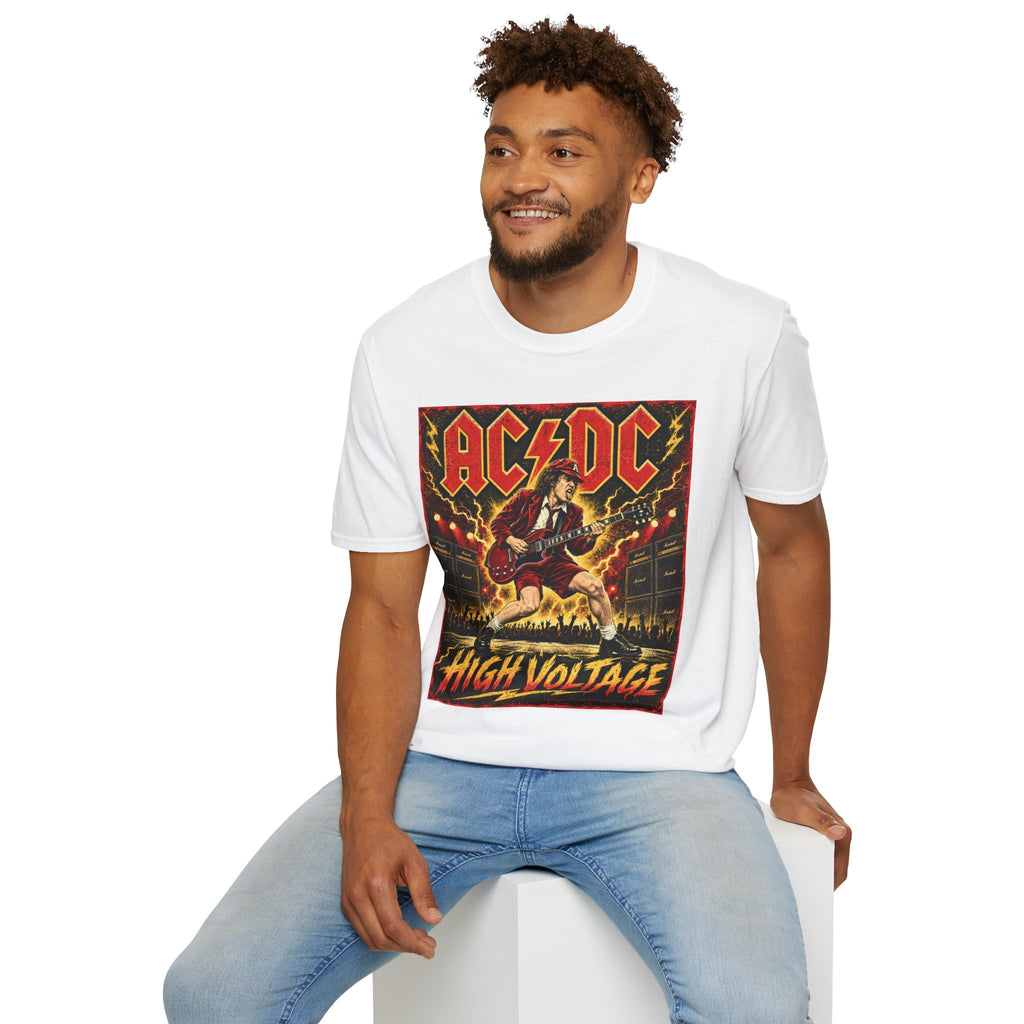 AC/DC High Voltage Graphic T-Shirt — Classic Rock Band Tee