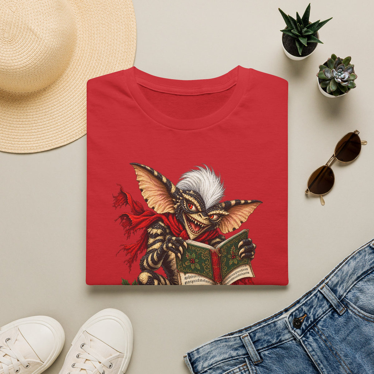 Stripe | Gremlin Caroler Christmas T-Shirt