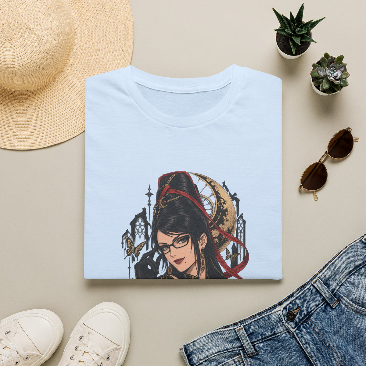 Bayonetta | Sexy Pin Up Gothic Anime Sorceress T-Shirt