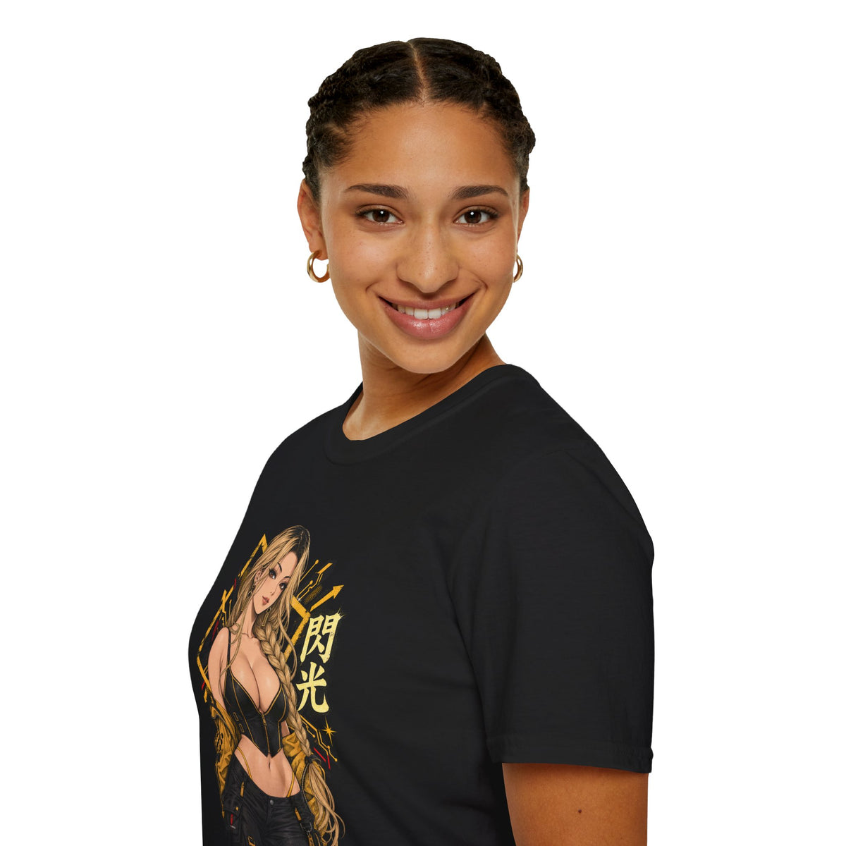 Sunny | Sexy Pin Up Golden Samurai Hot Girl T-Shirt